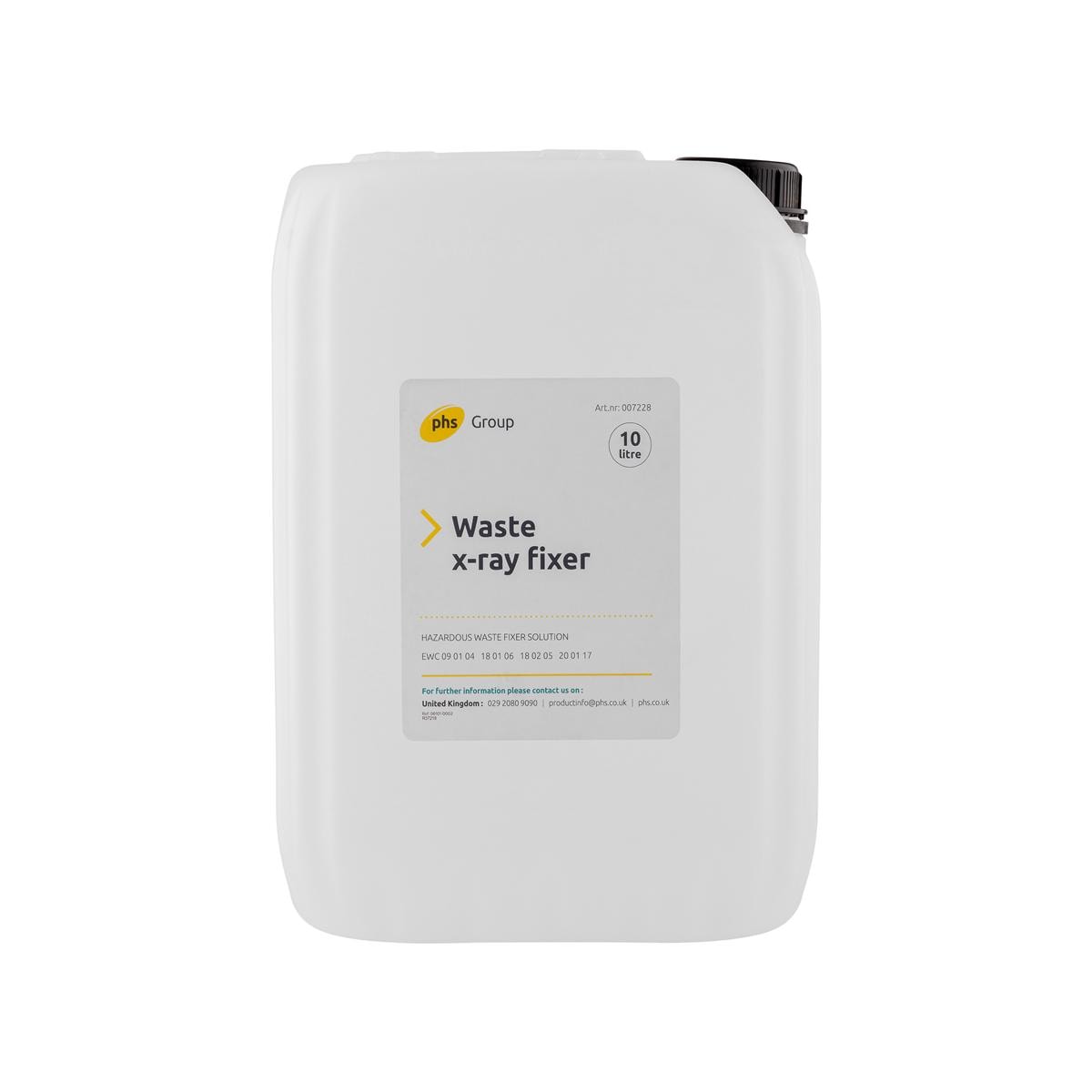 Waste X-Ray Fixer Collection and Disposal 10L
