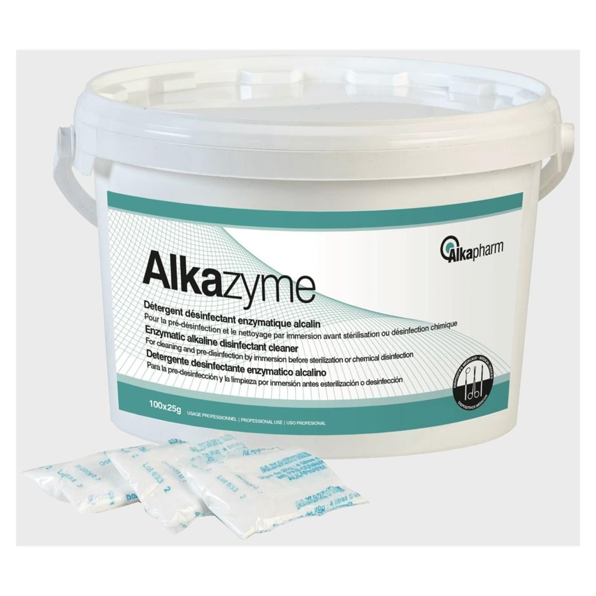 Alkazyme Instrument Disinfectant 25g 100pk