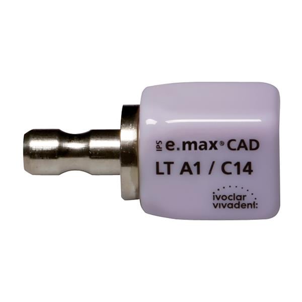 IPS e.max CAD CEREC/inLab (LT) Low Translucency Block A1 Size C14 5pk