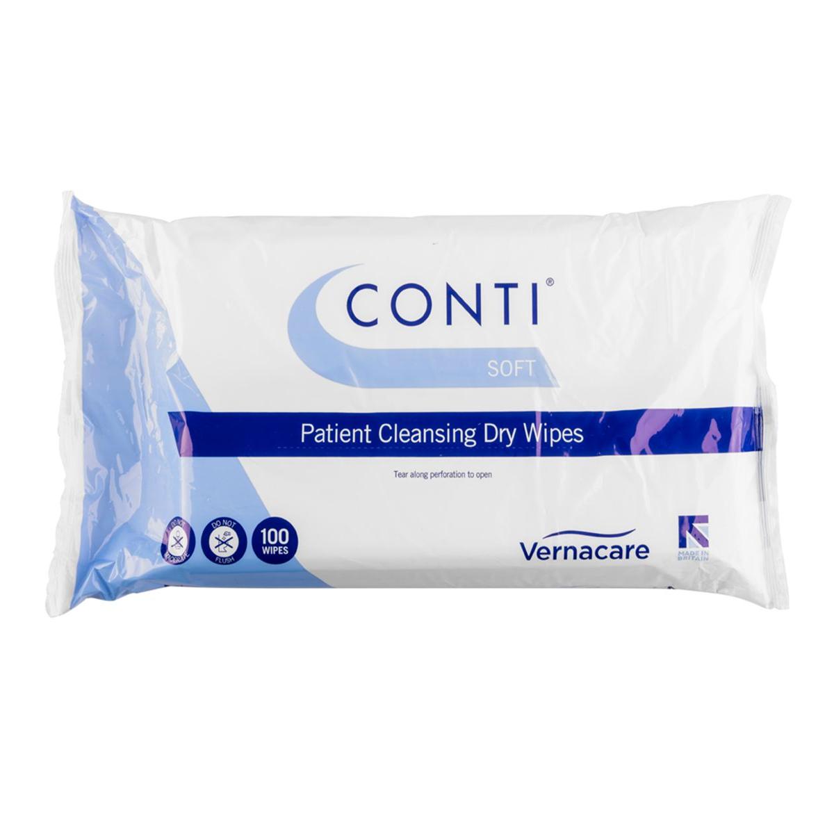 Conti CottonSoft Cleansing Wipes 30 x 35cm 100pk